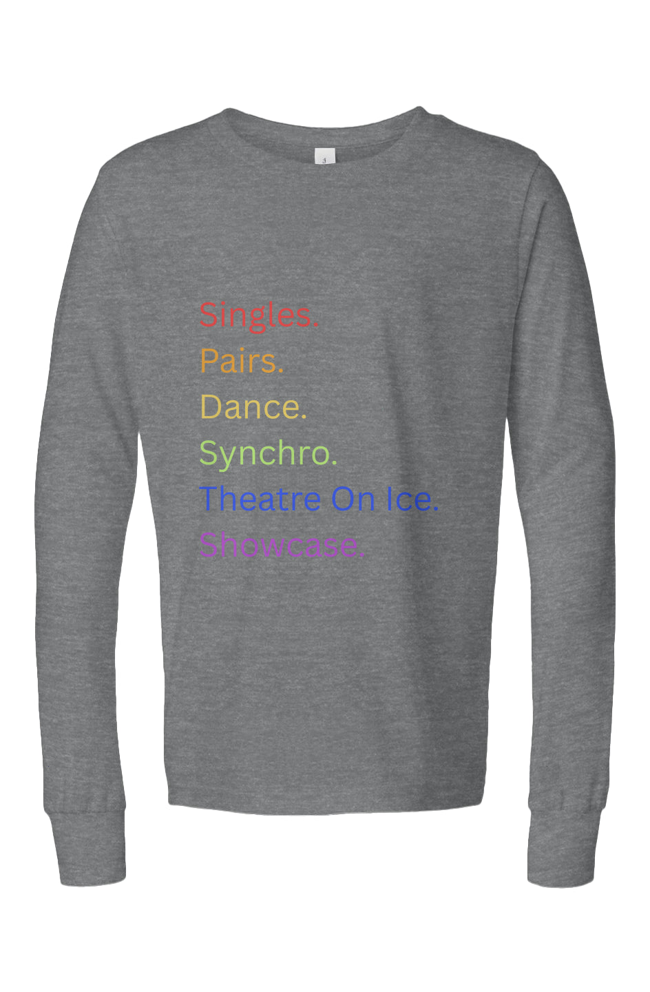 Skating Disciplines Longsleeve Triblend Tee Youth