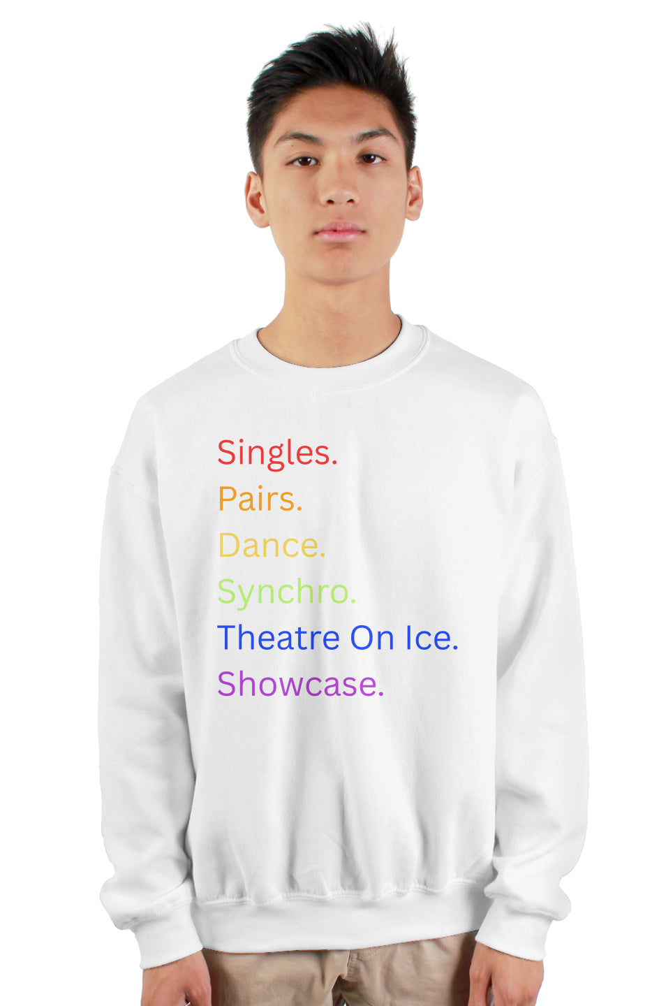 Skating Disciplines Crewneck Sweatshirt Adult