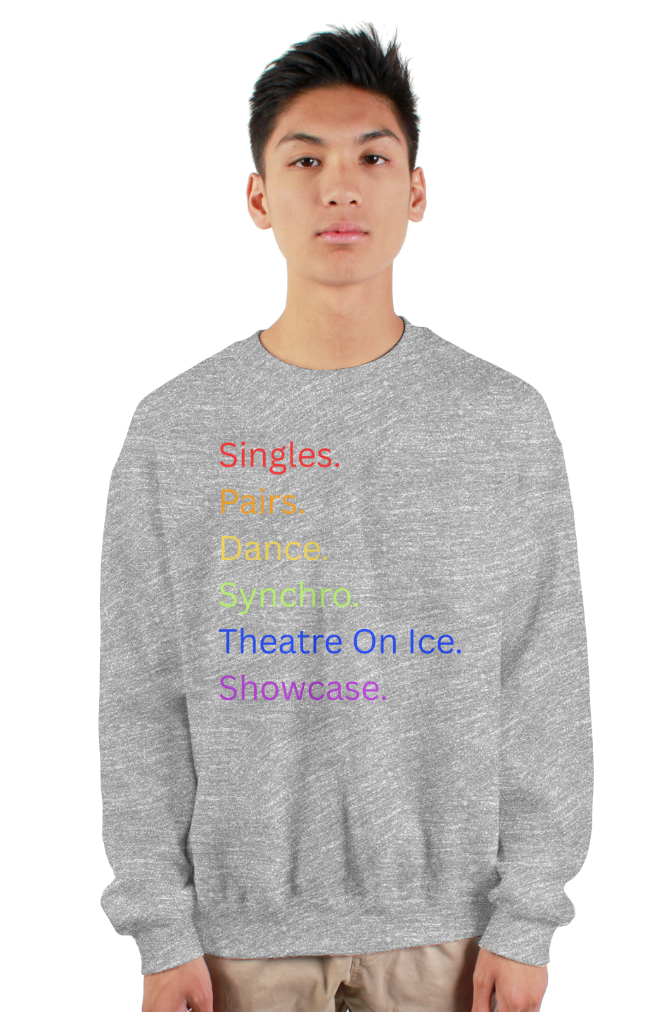 Skating Disciplines Crewneck Sweatshirt Adult