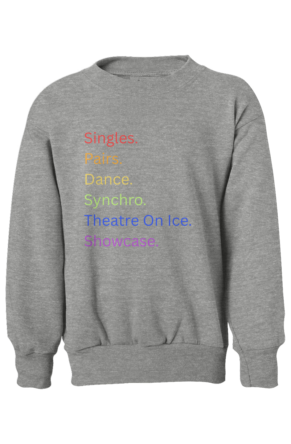 Skating Disciplines Crewneck Sweatshirt Youth