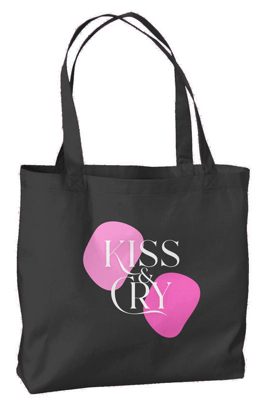 Kiss & Cry Large Cotton Twill Tote Bag