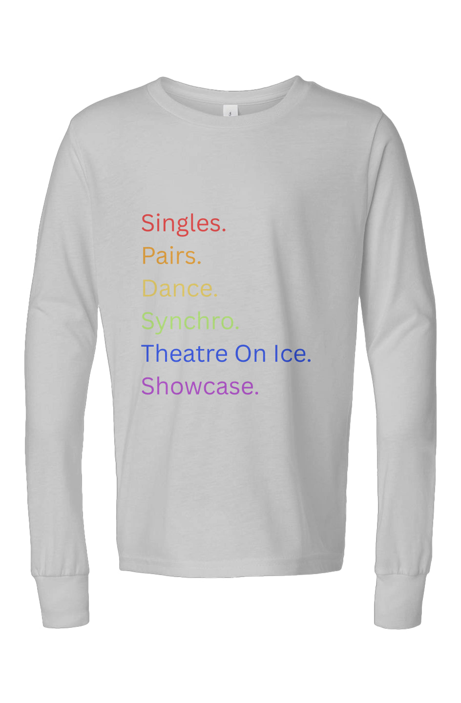 Skating Disciplines Longsleeve Triblend Tee Youth