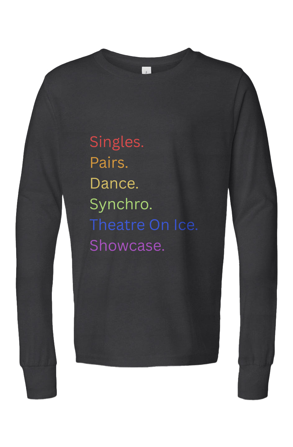 Skating Disciplines Longsleeve Triblend Tee Youth