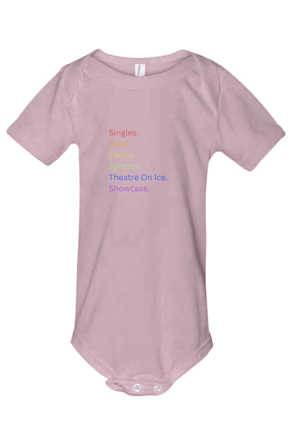 Skating Disciplines Baby Jersey One Piece Onesie