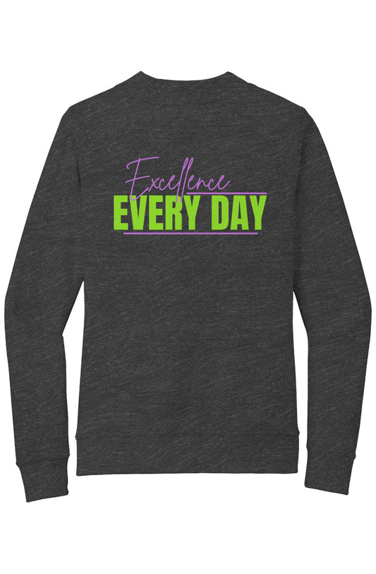 Excellence Crewneck French Terry Bomber Jacket