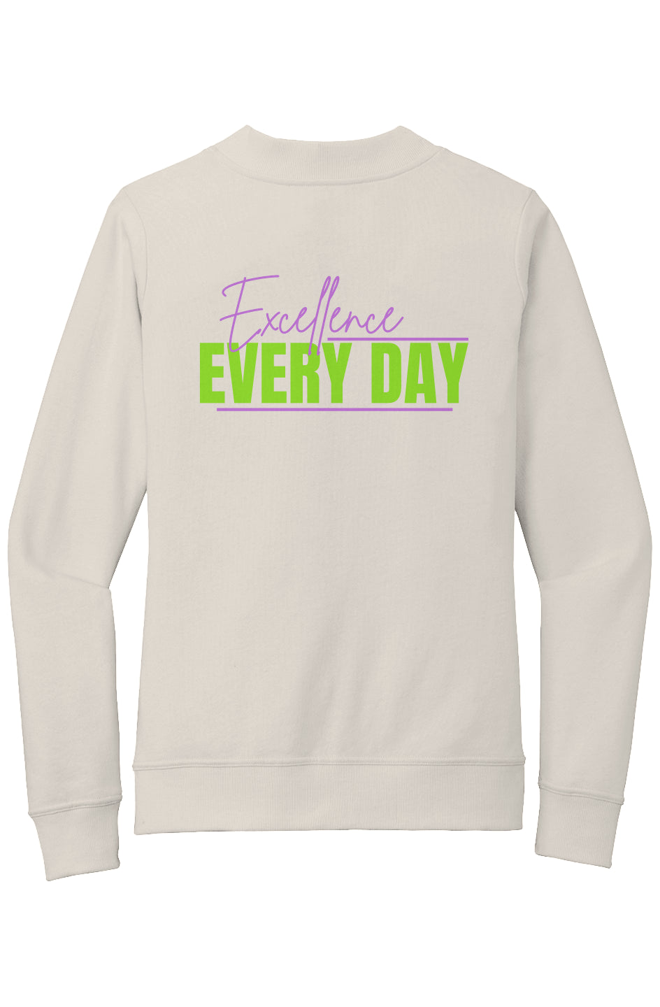 Excellence Crewneck French Terry Bomber Jacket