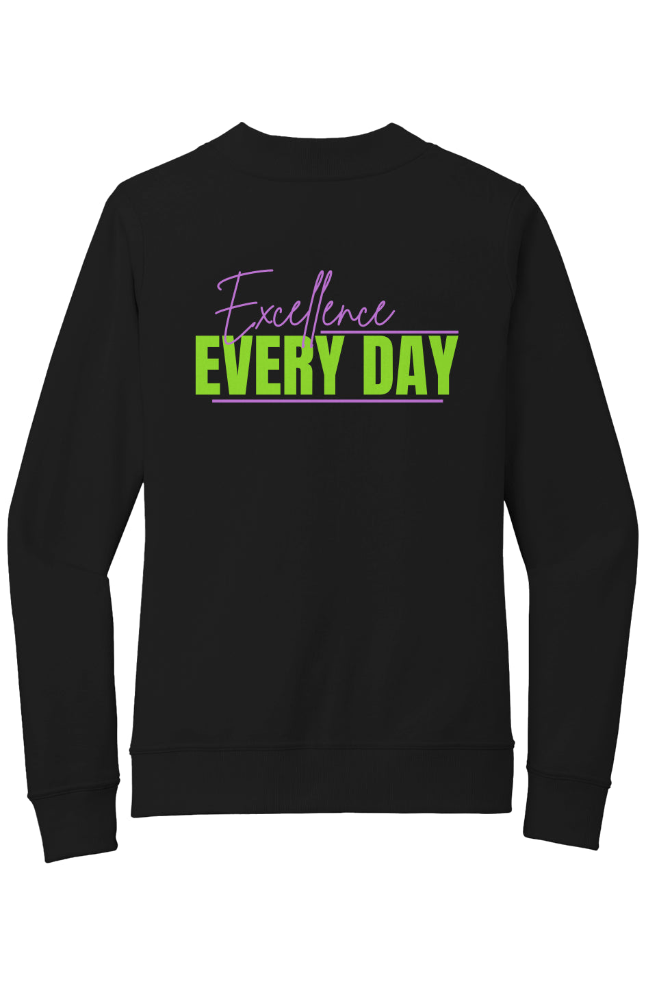 Excellence Crewneck French Terry Bomber Jacket