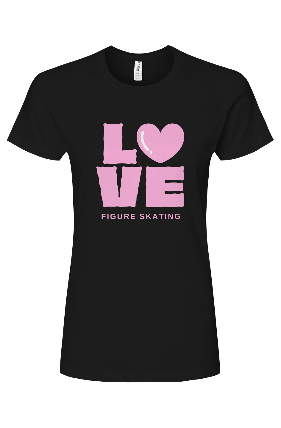 Women's Cotton Love Figure Skating Tee