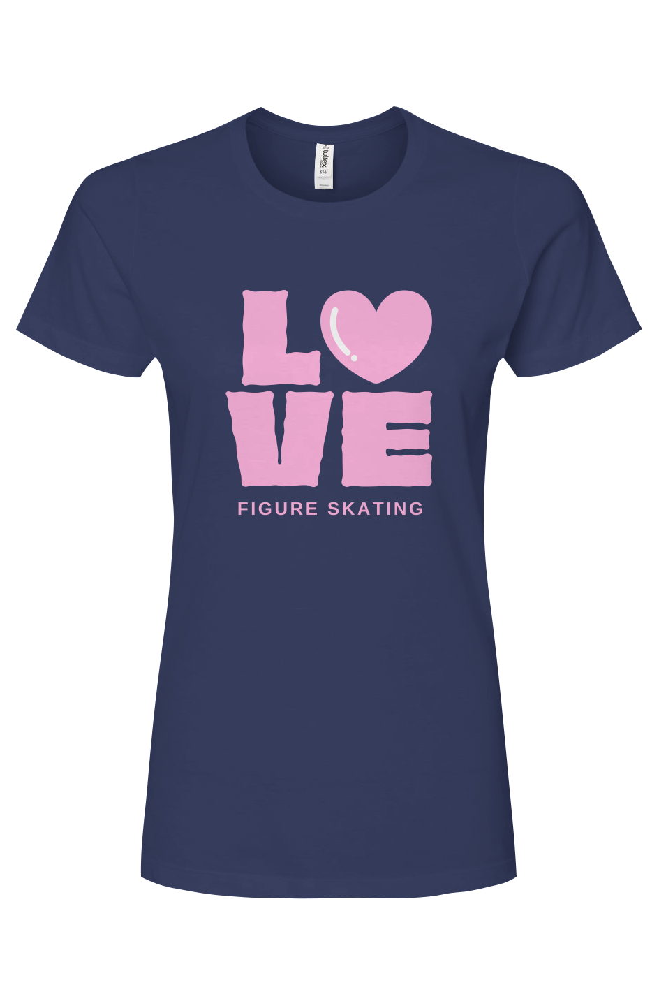 Women's Cotton Love Figure Skating Tee