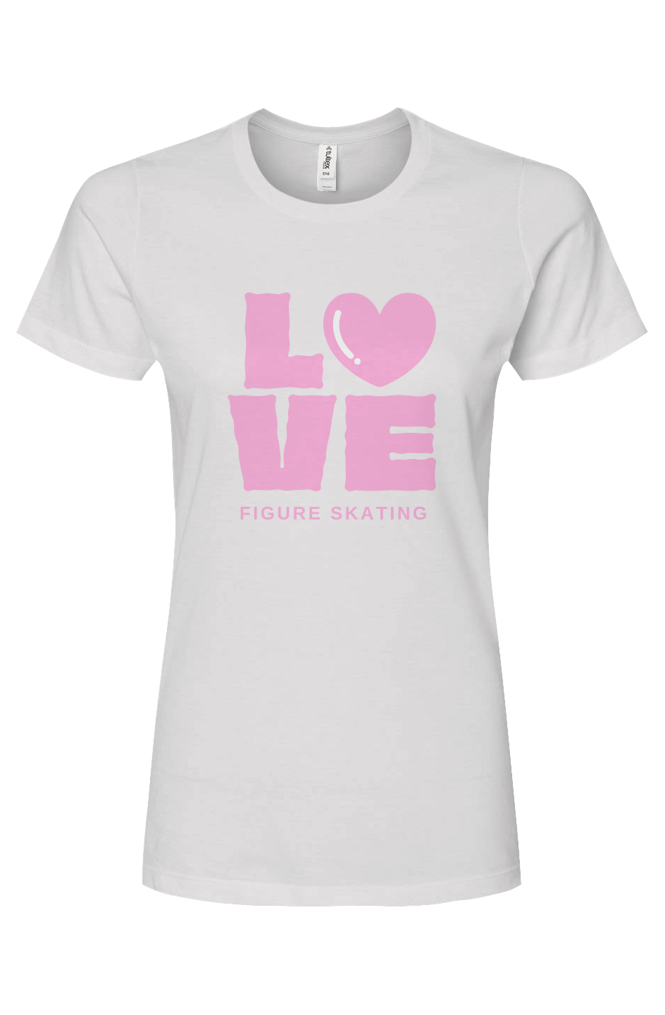 Women's Cotton Love Figure Skating Tee